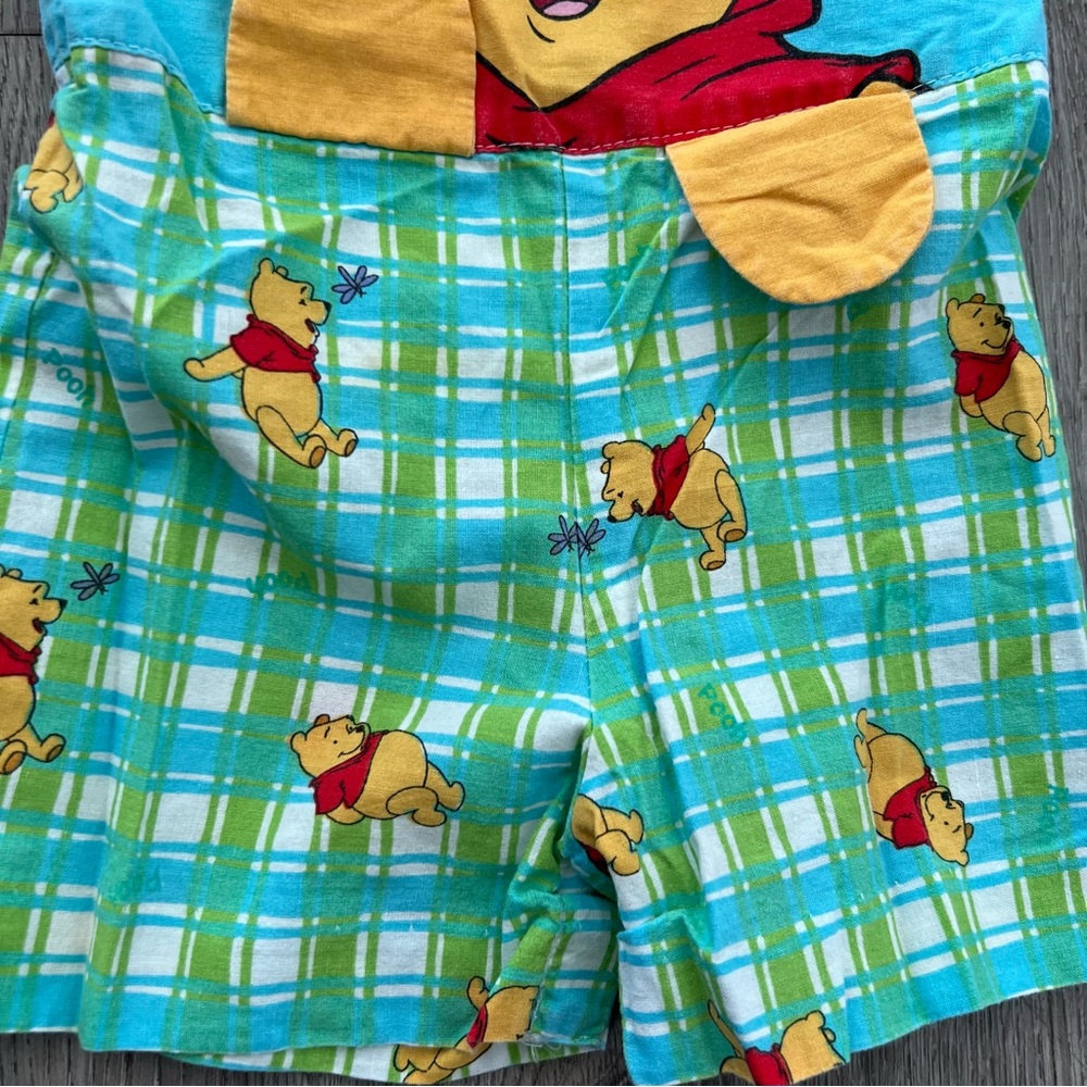 Vintage Disney Daisy Kingdom Winnie The Pooh Baby Boy 3 Pcs Romper Outfit Sz 6M - Picture 4 of 15